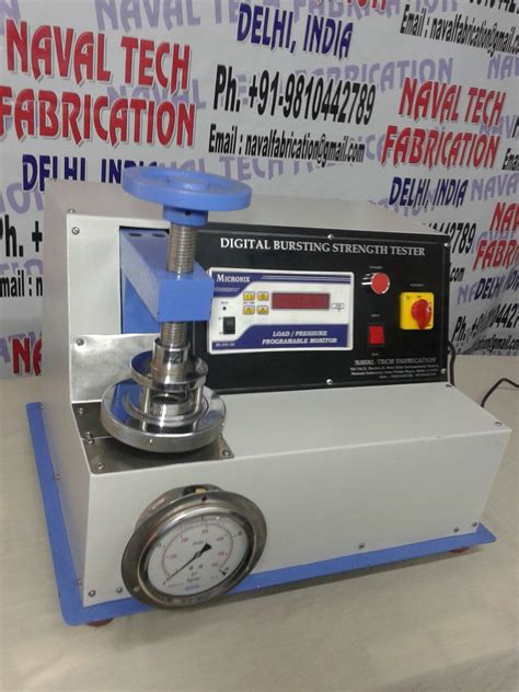 Bursting Strength Tester fabrication|bursting strength tester price.